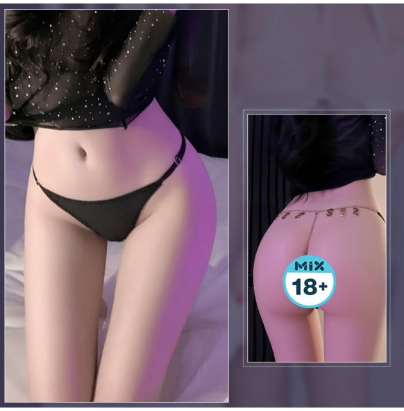 FEE ET MOI - Metallic Chain G-String (Gold Chain) FEE ET MOI - Metallic Chain G-String (Gold Chain)